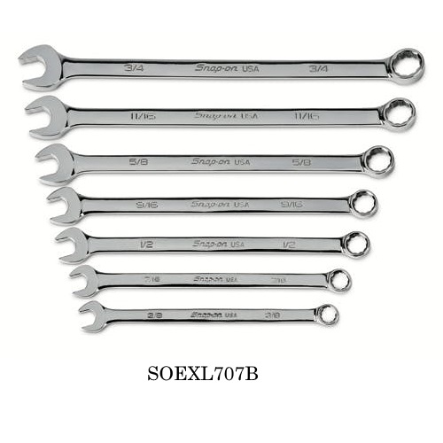 Snapon-Wrenches-Long Handle Wrench Set, Inches